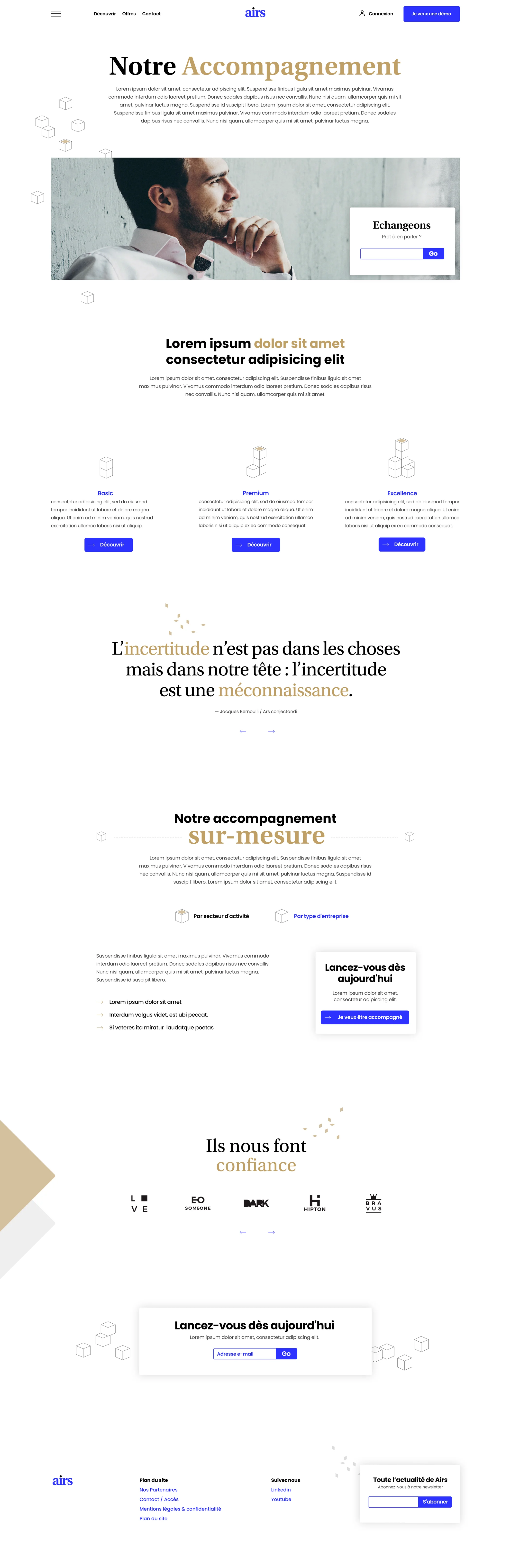 UI/UX designer — Projet : Airs