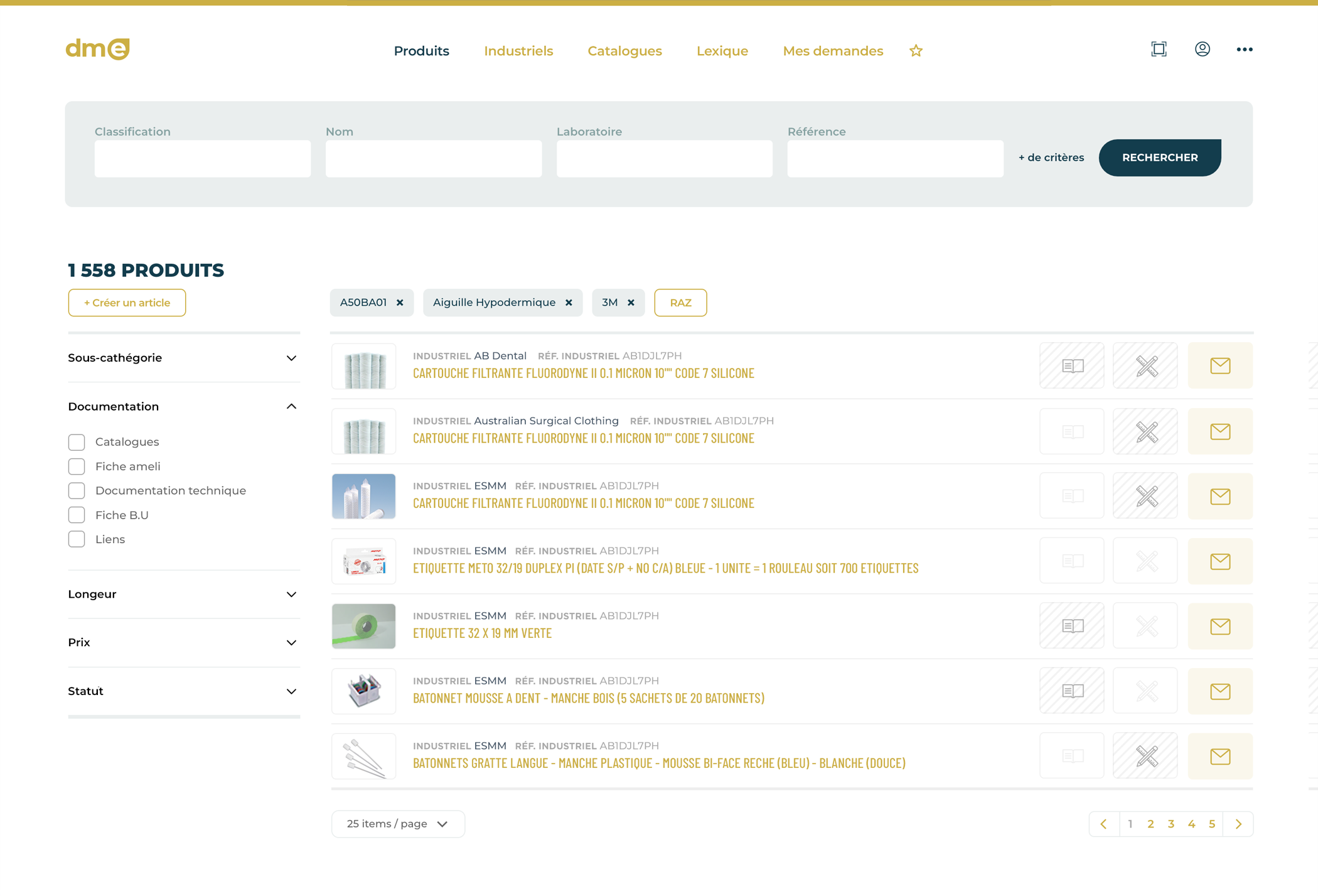 UI/UX designer — Projet Exhausmed
